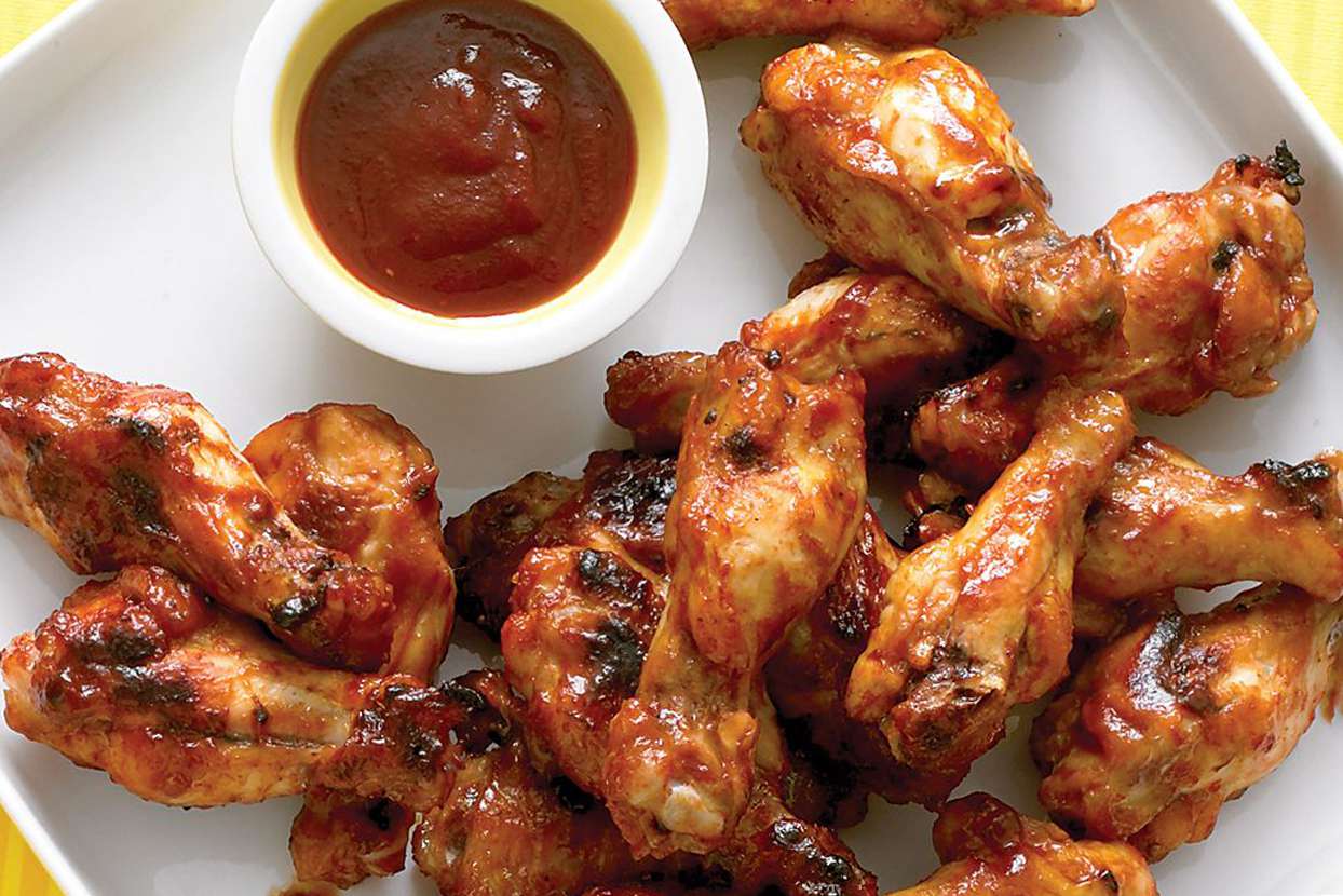 drummettes with sauce