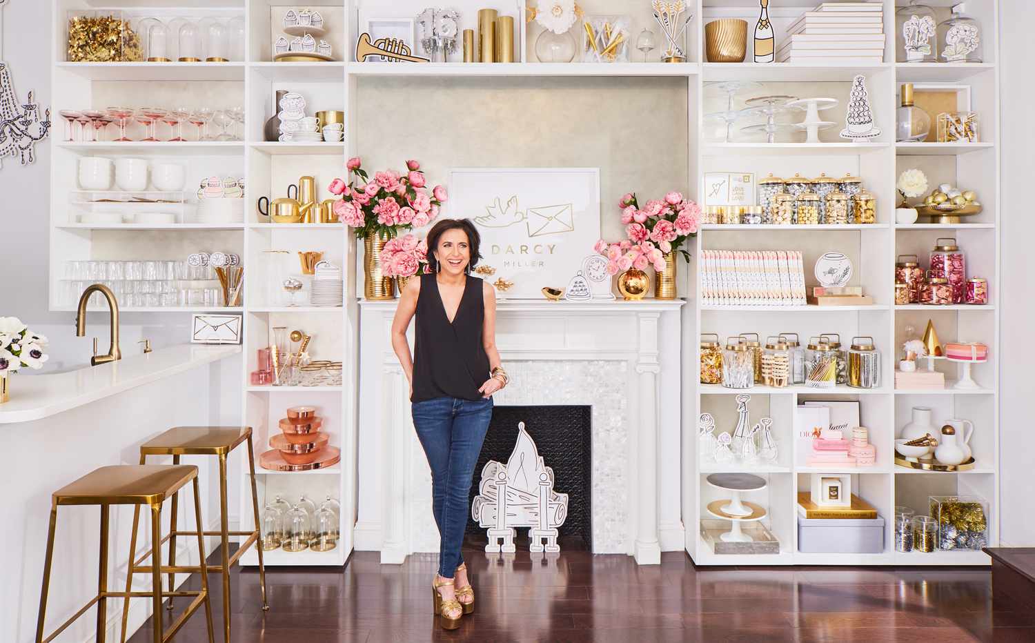 Darcy Miller Mantle Wall