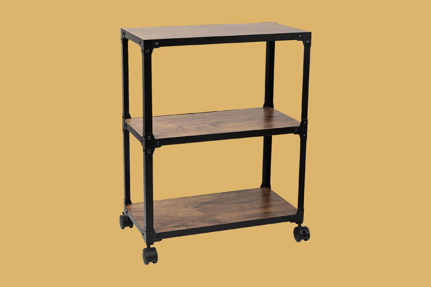 Rolling Cart Utility Wood
