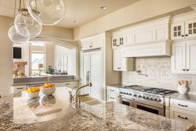 updated modern granite kitchen countertop