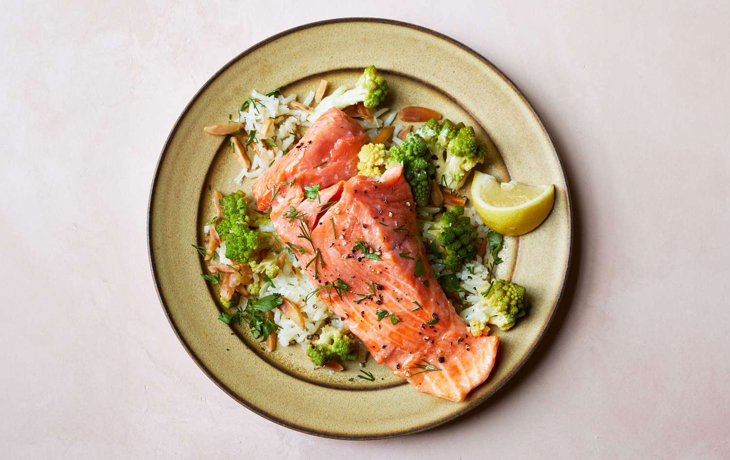 Wild salmon romanesco