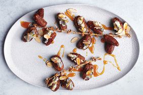 dates with blue cheese and honey