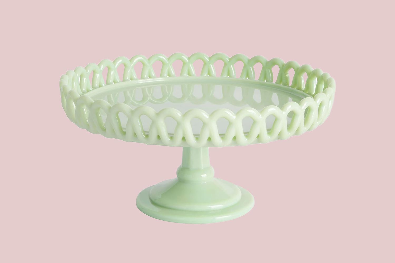 decorvow, 8.5" Cake Stand, Green