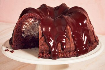 German Chocolate Bundt Cake with Glaze