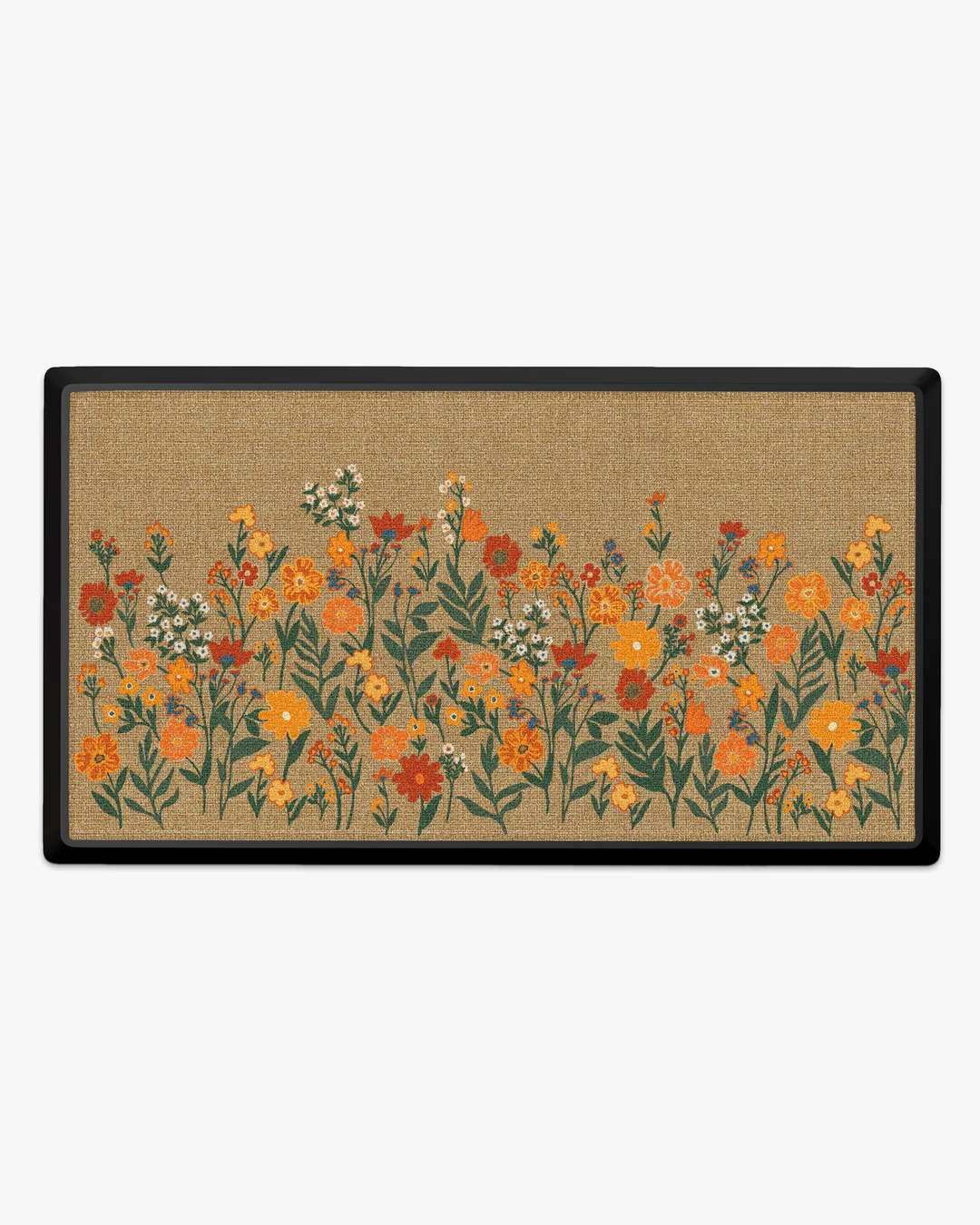 Blooming garden multicolor doormat from Ruggables. 