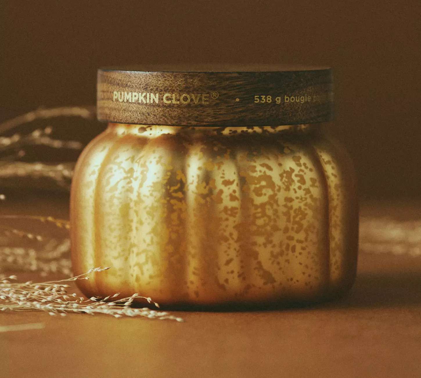 A fall candle from Anthropologie