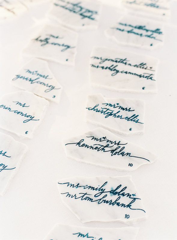 Pastel and Pyrite Table Setting