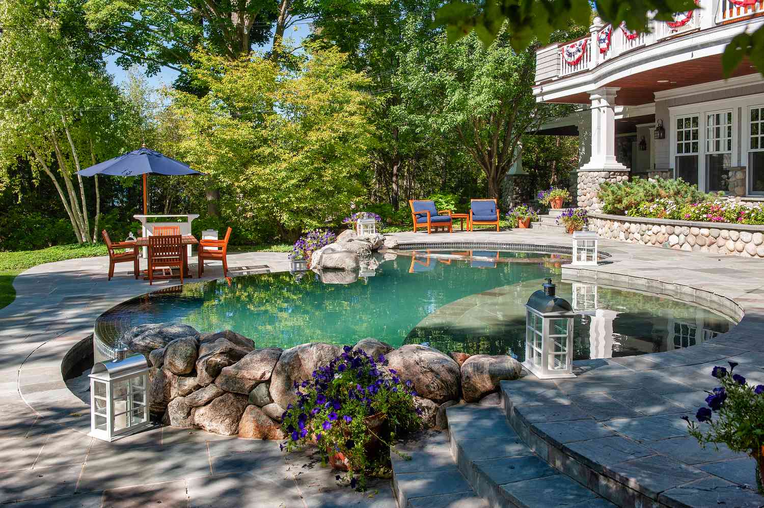 backyard pool