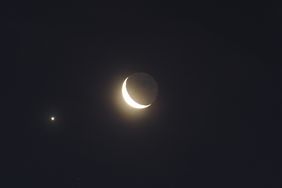 Moon and Jupiter conjunction