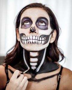 skeleton makeup tutorial
