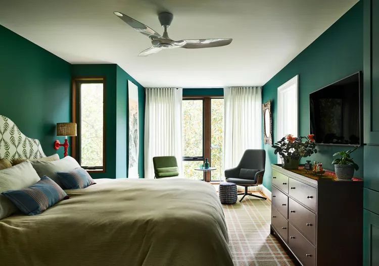 green bedroom ideas