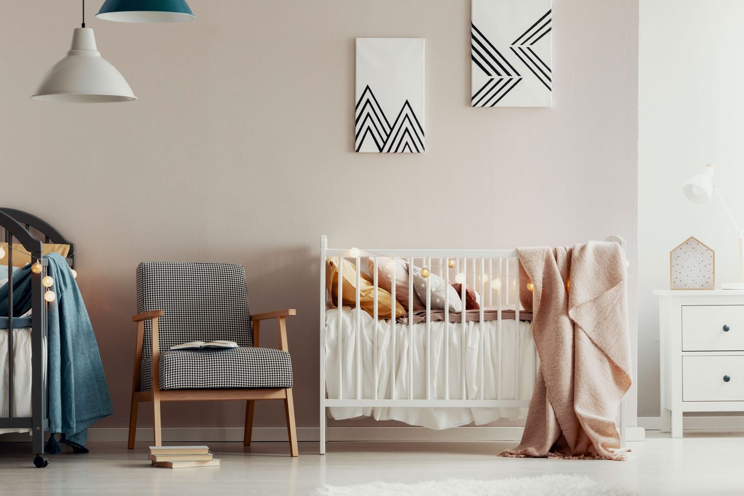 Warm grey kids room