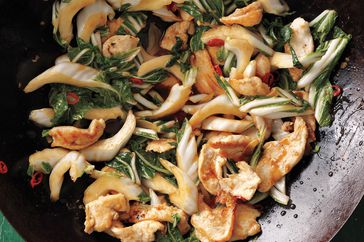 Stir-Fried Chicken with Bok Choy