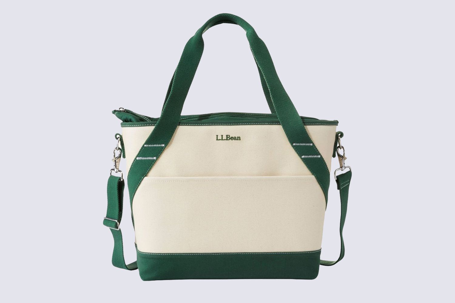 green Insulated Tote, Medium
