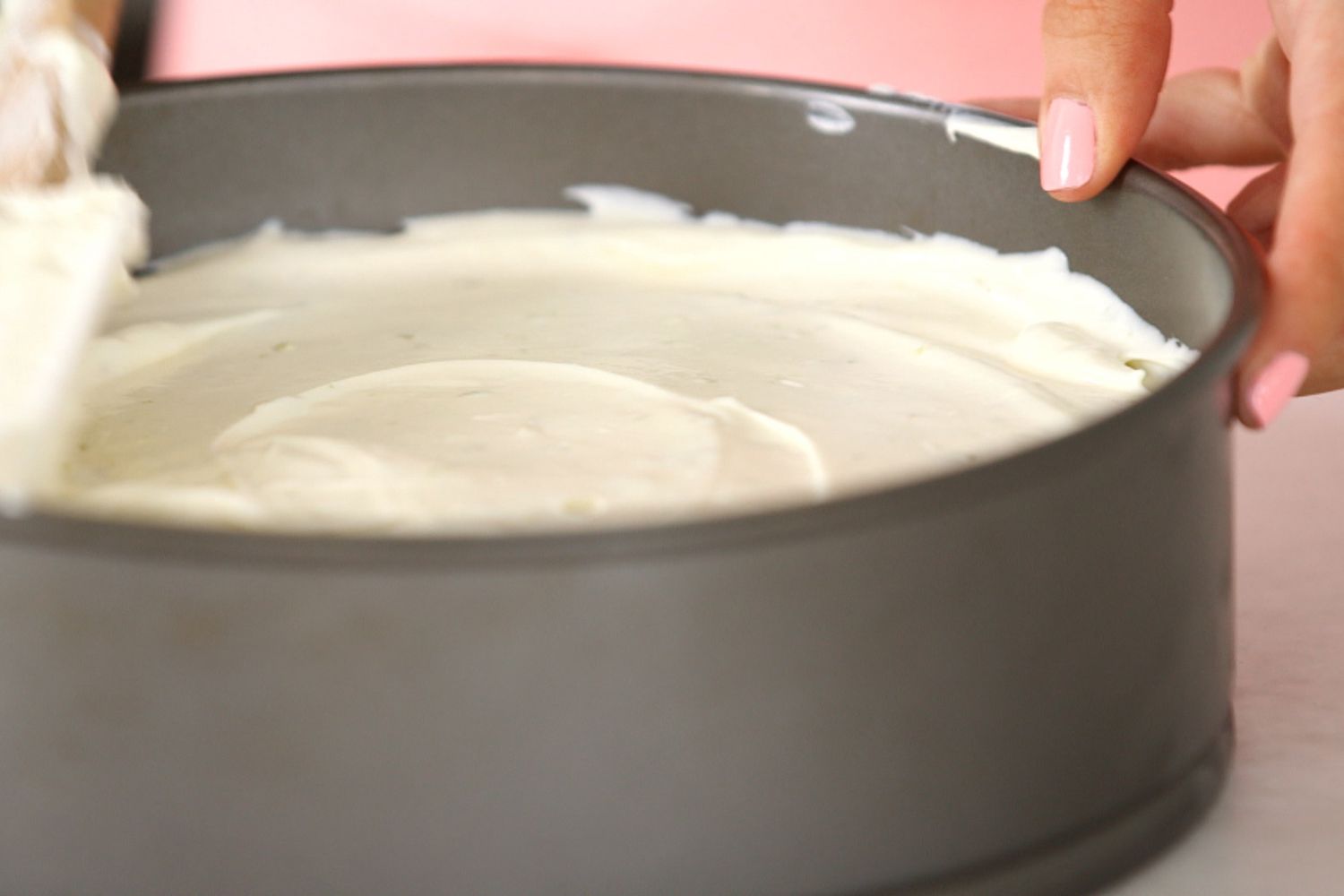 Step 9a No-Bake Key Lime Cheesecake