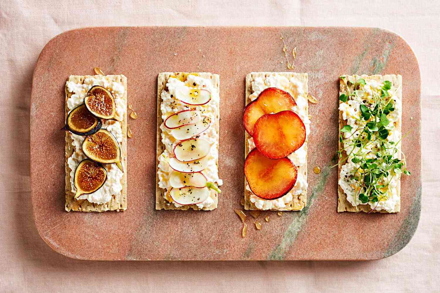 sweet and savory tartines