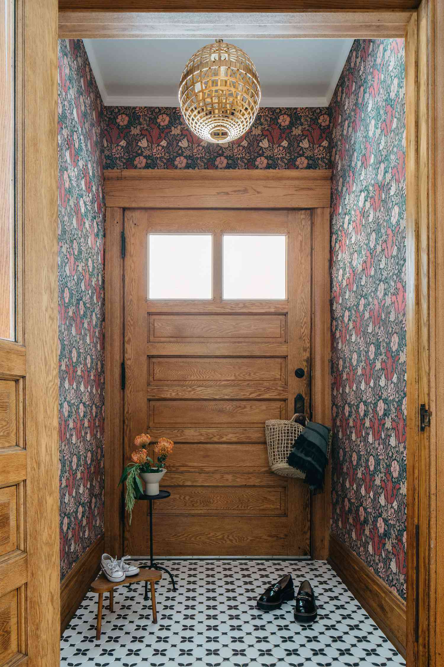 Entry way in historic home