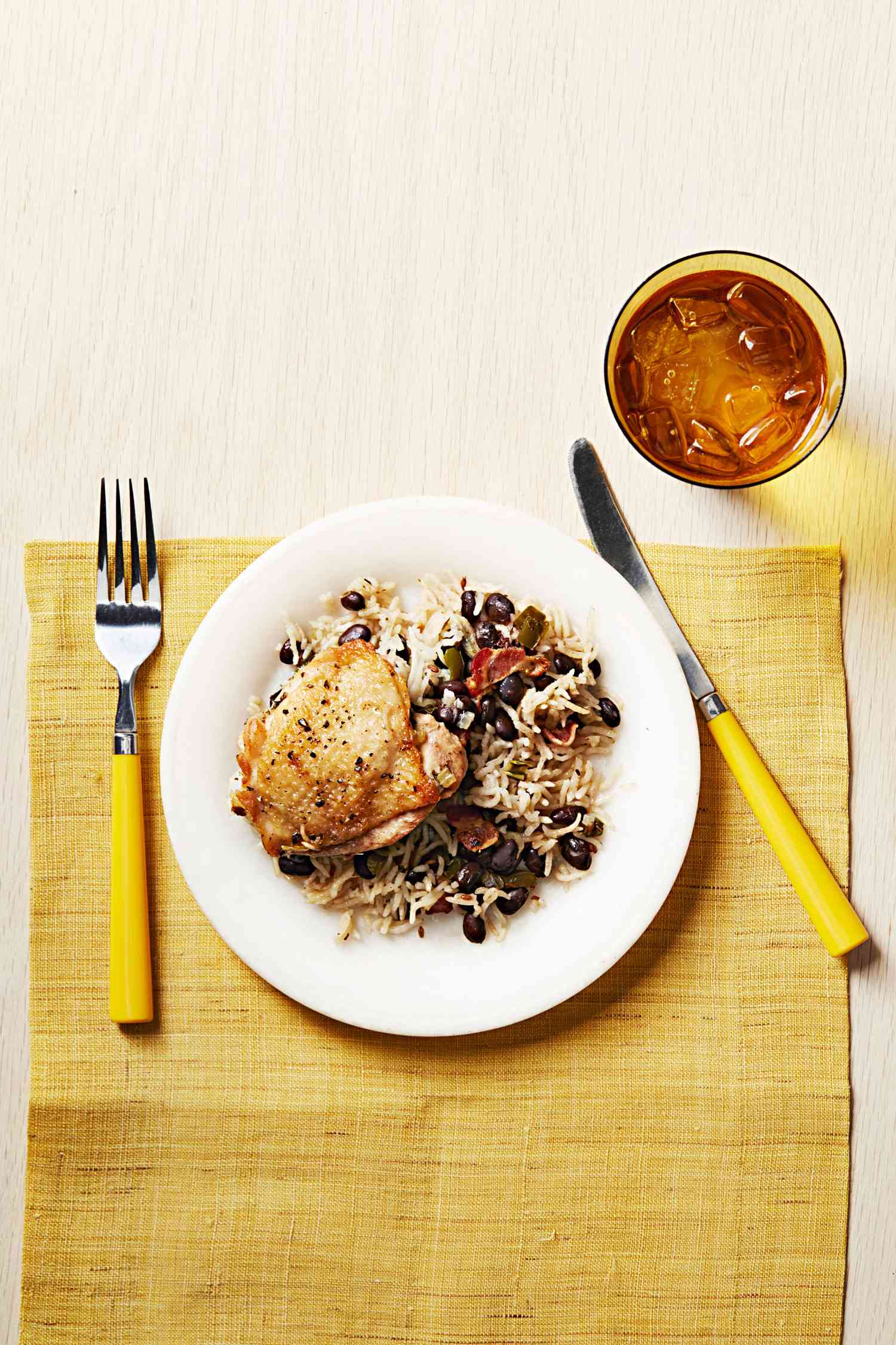 one pan cuban chicken with rice beans