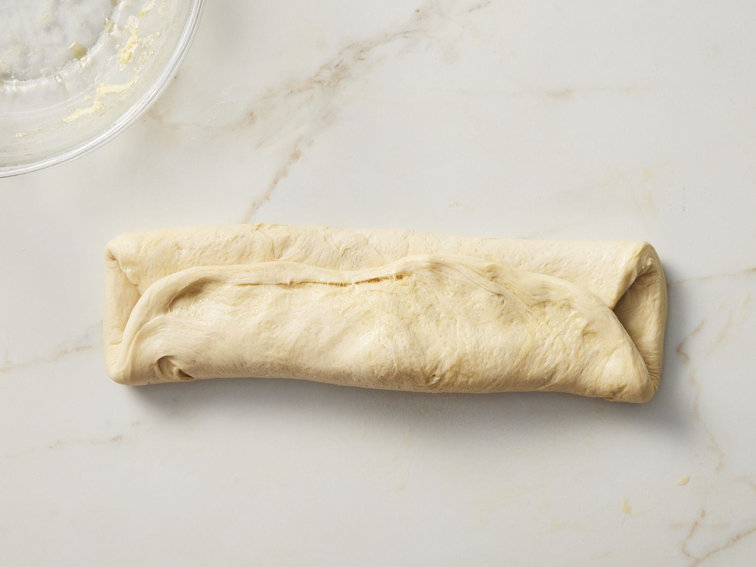 Folded dough