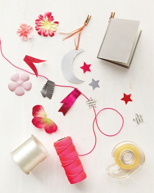 materials for making a party garland