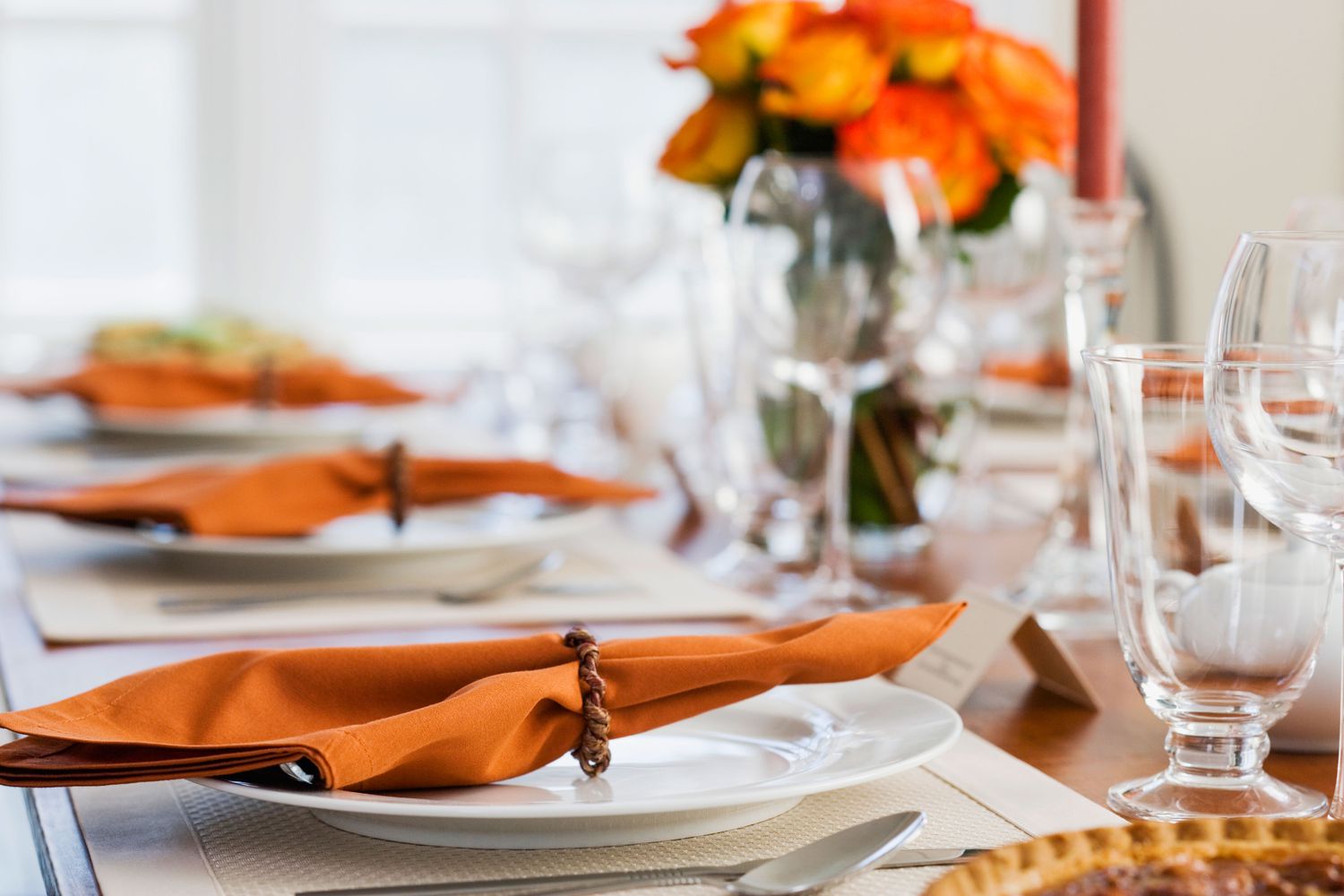 Thanksgiving table setting