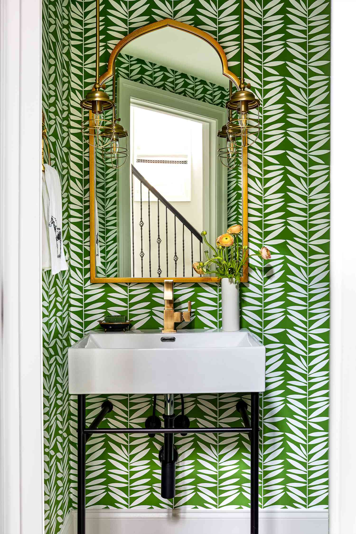 Fresh Green Jewel Box Bathroom