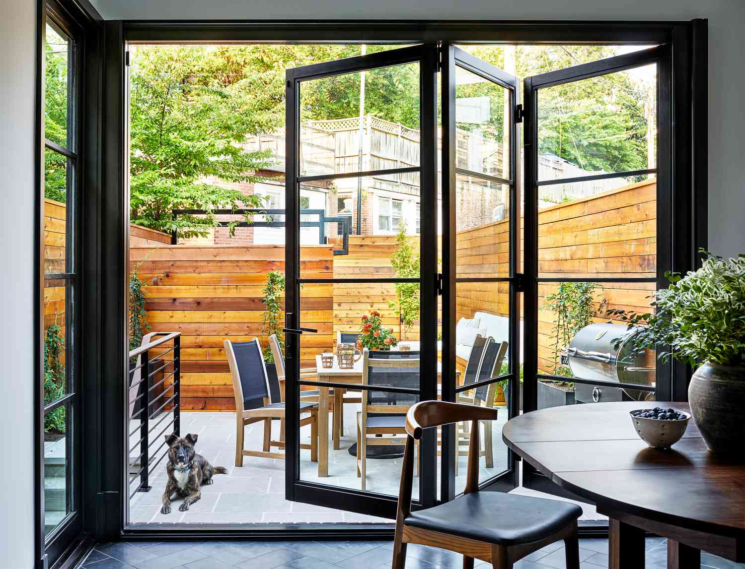 folding door patio idea