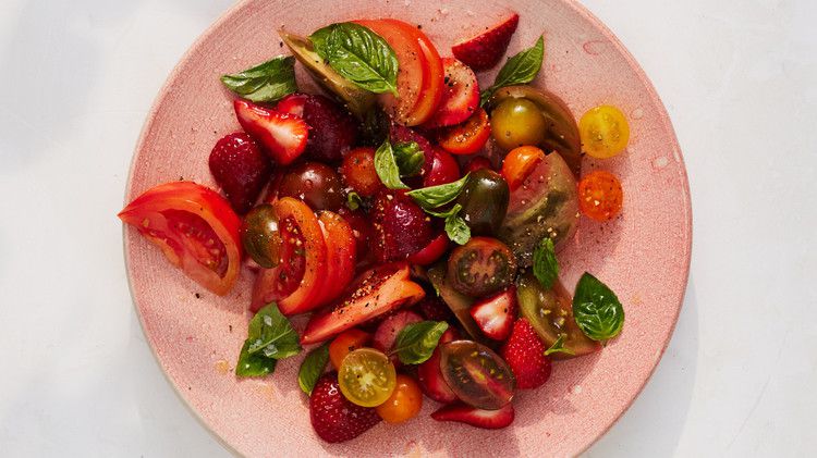 Tomato and Strawberry Salad