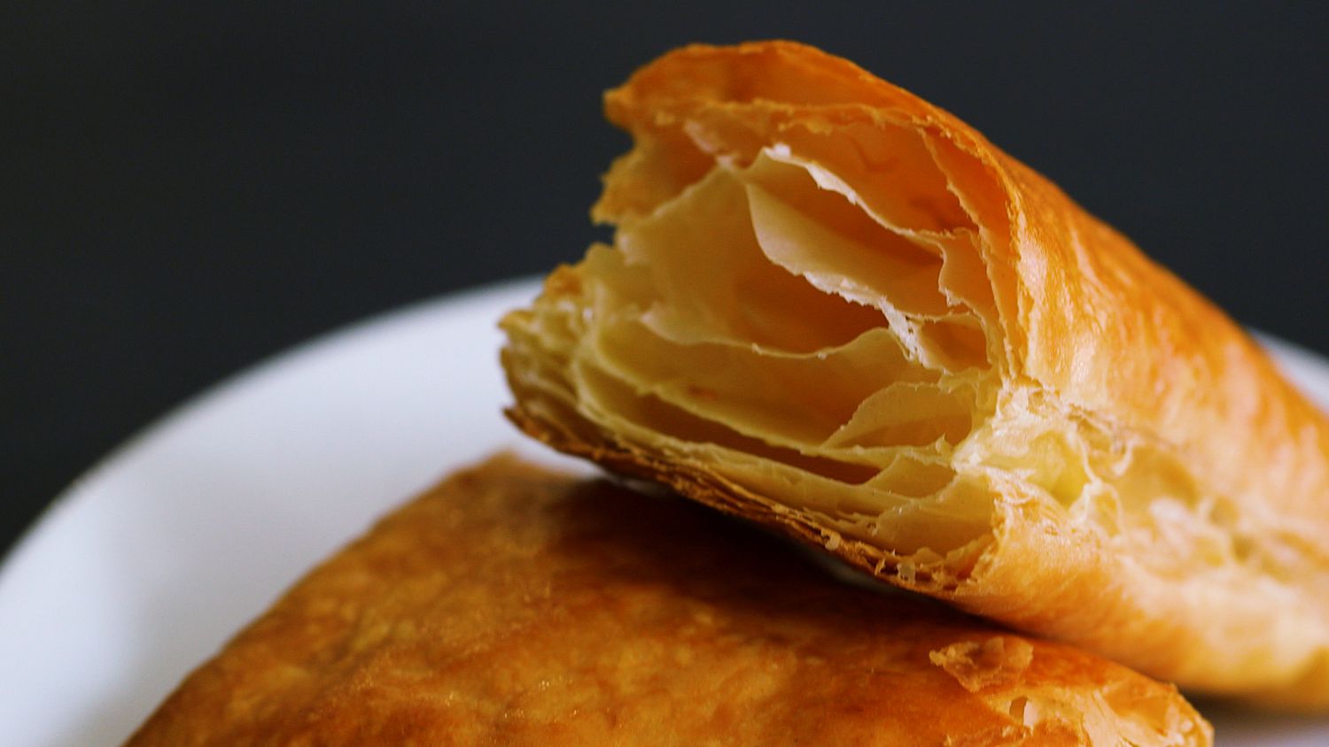 golden brown baked puff pastry