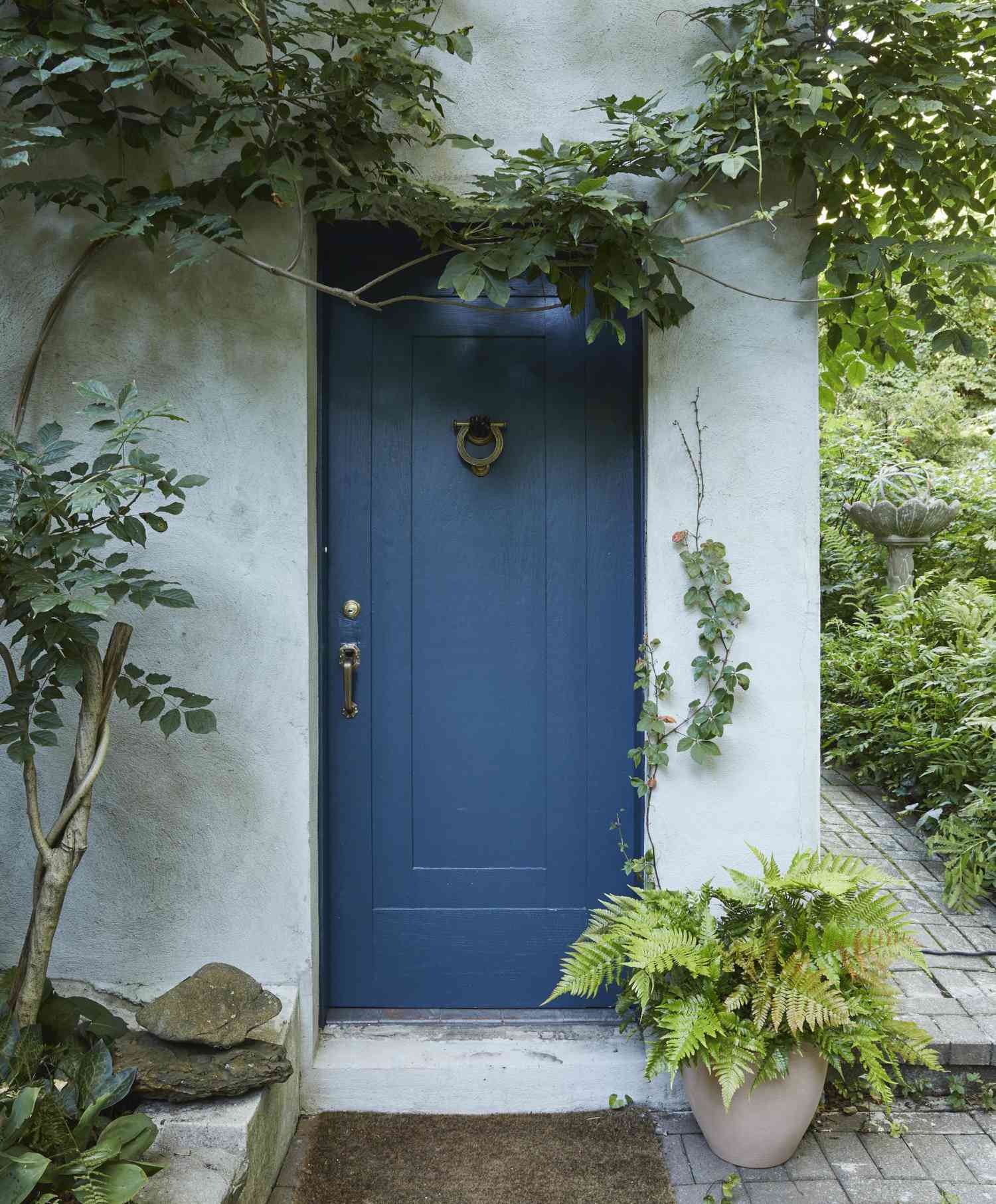 painted front door