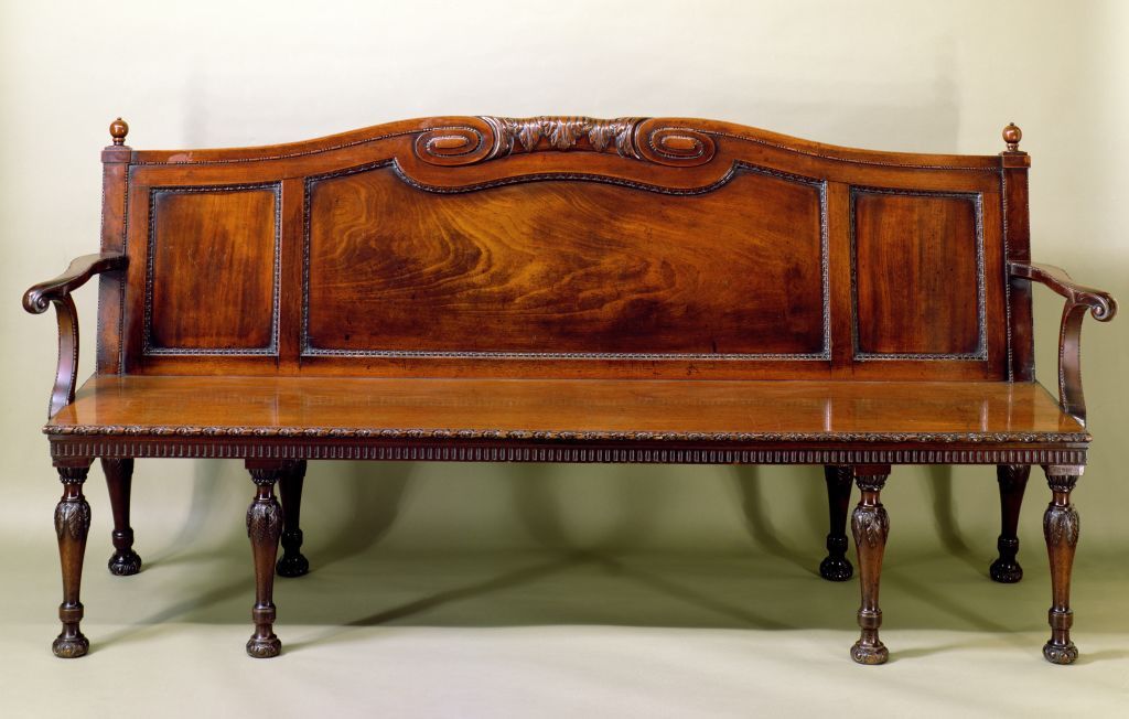 Mahogany bench