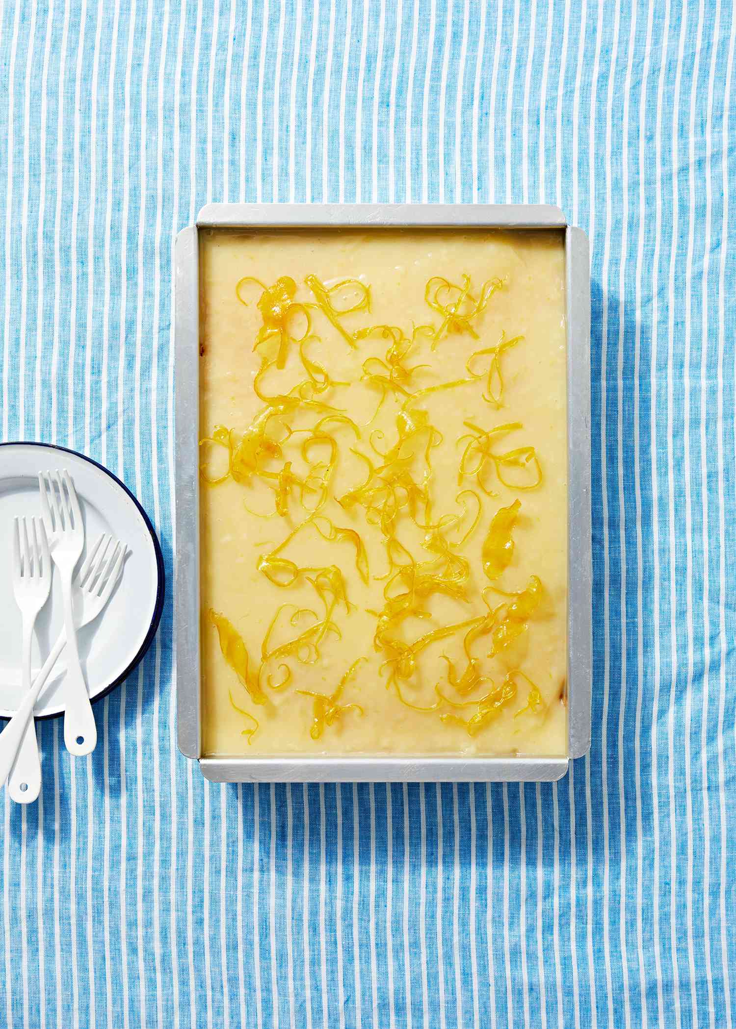 lemon glazed sheet cake