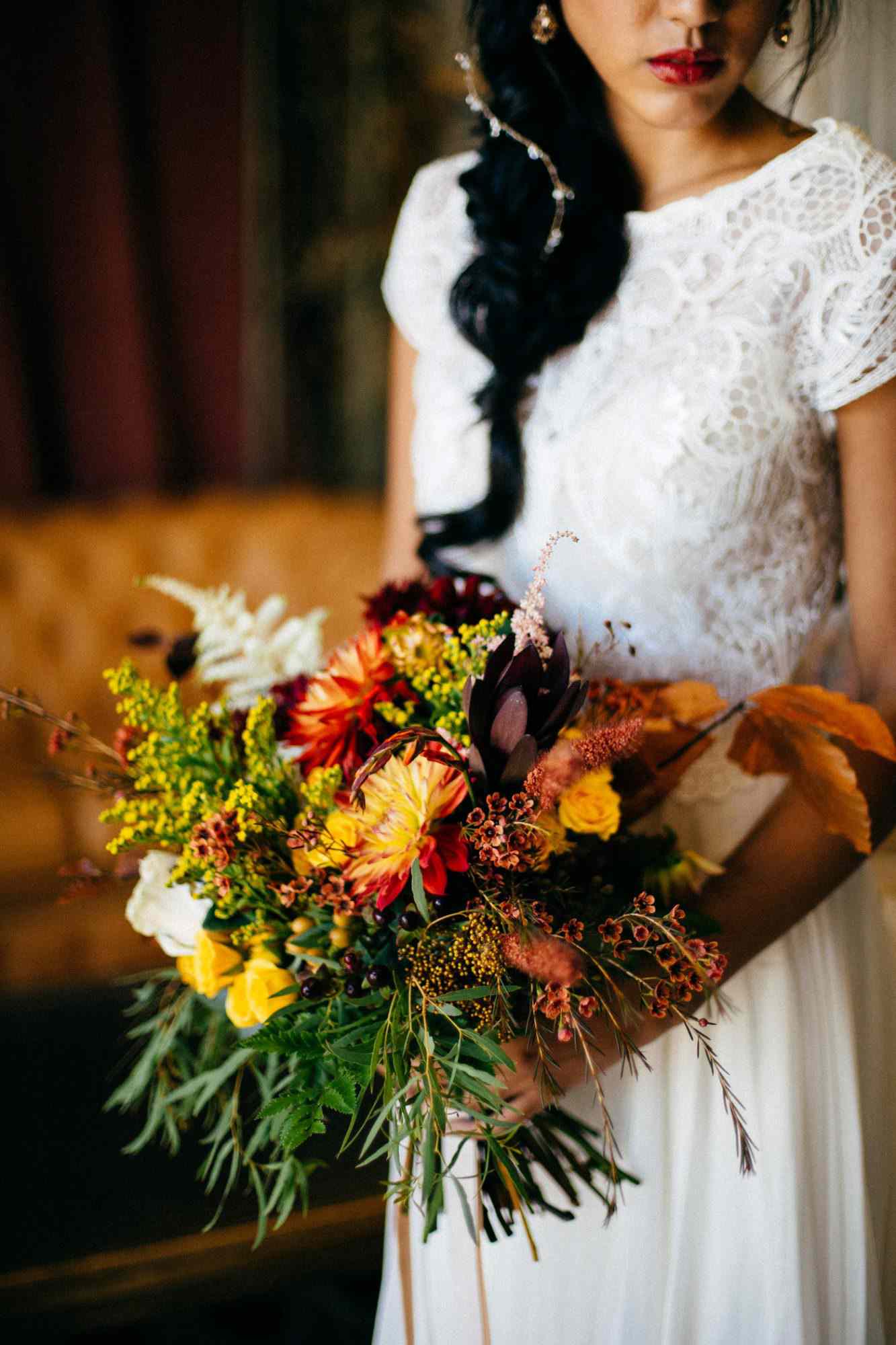 fall wedding bouquet