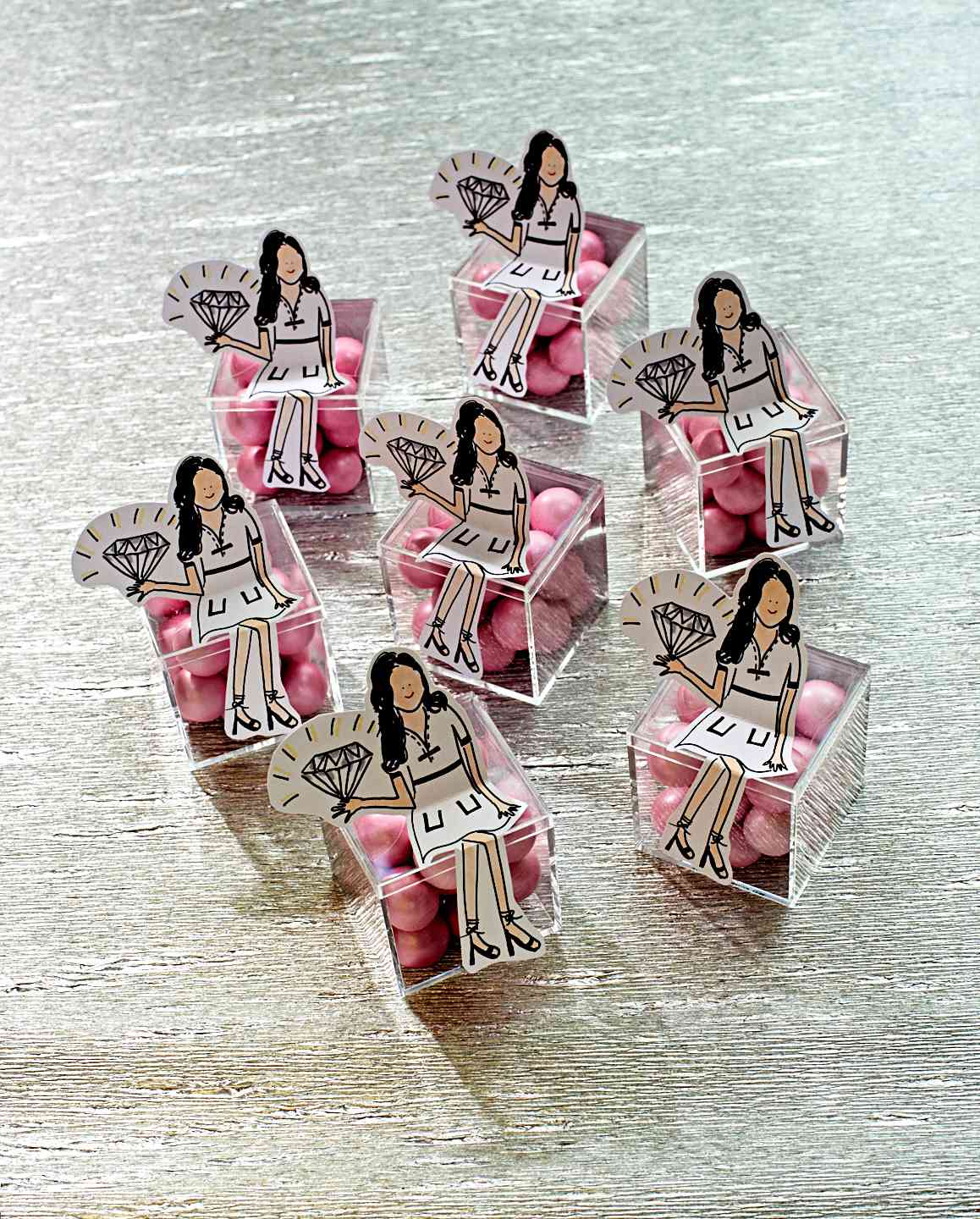 colleen jewel bridal shower favors