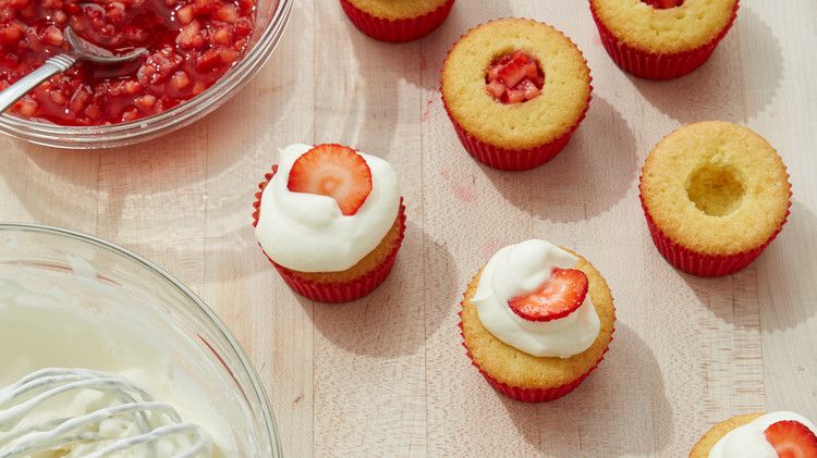 Strawberry Shortcake Cupcakes