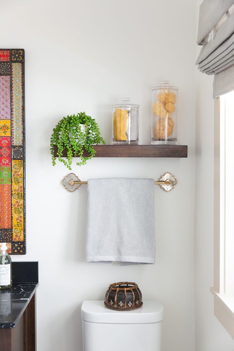 invisible shelf small bathroom