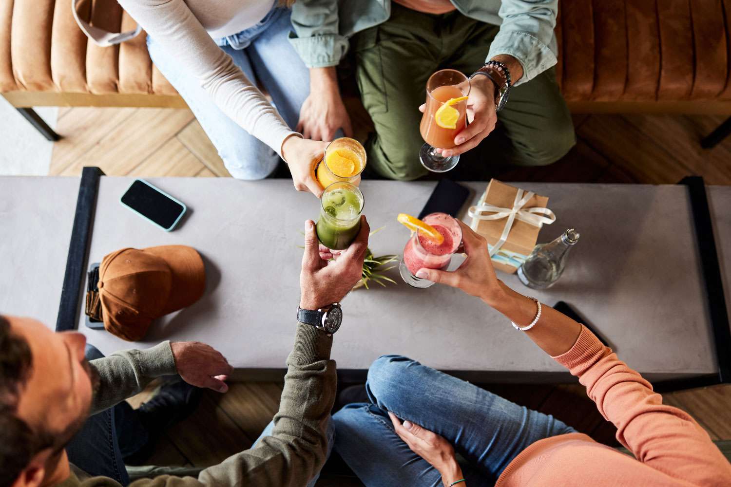 friends having drinks