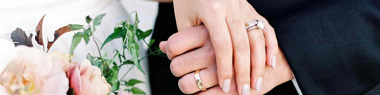 decorvow Weddings: Love & Marriage banner - holding hands