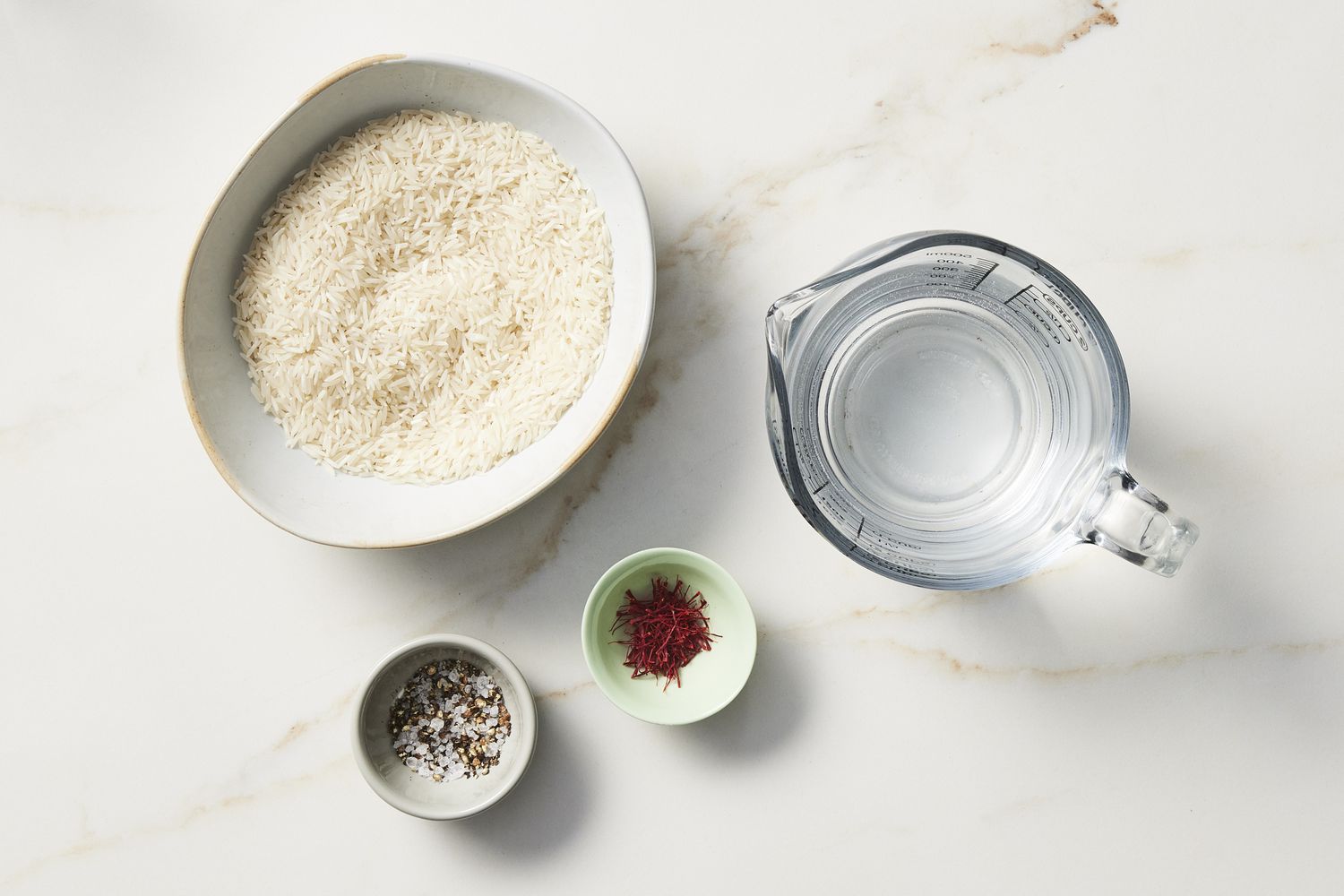 Ingredients for Saffron Rice