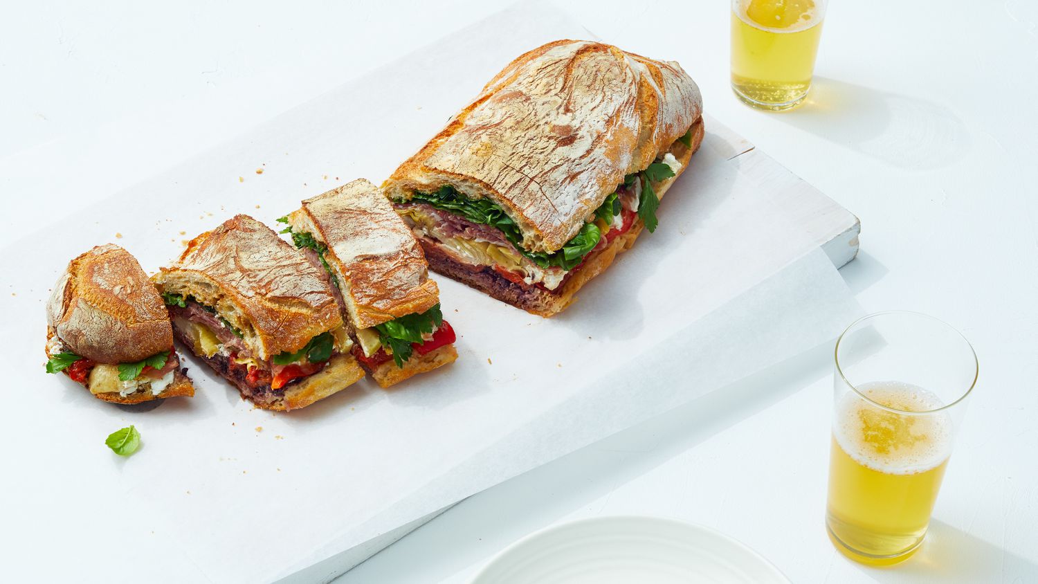 pressed picnic sandwich