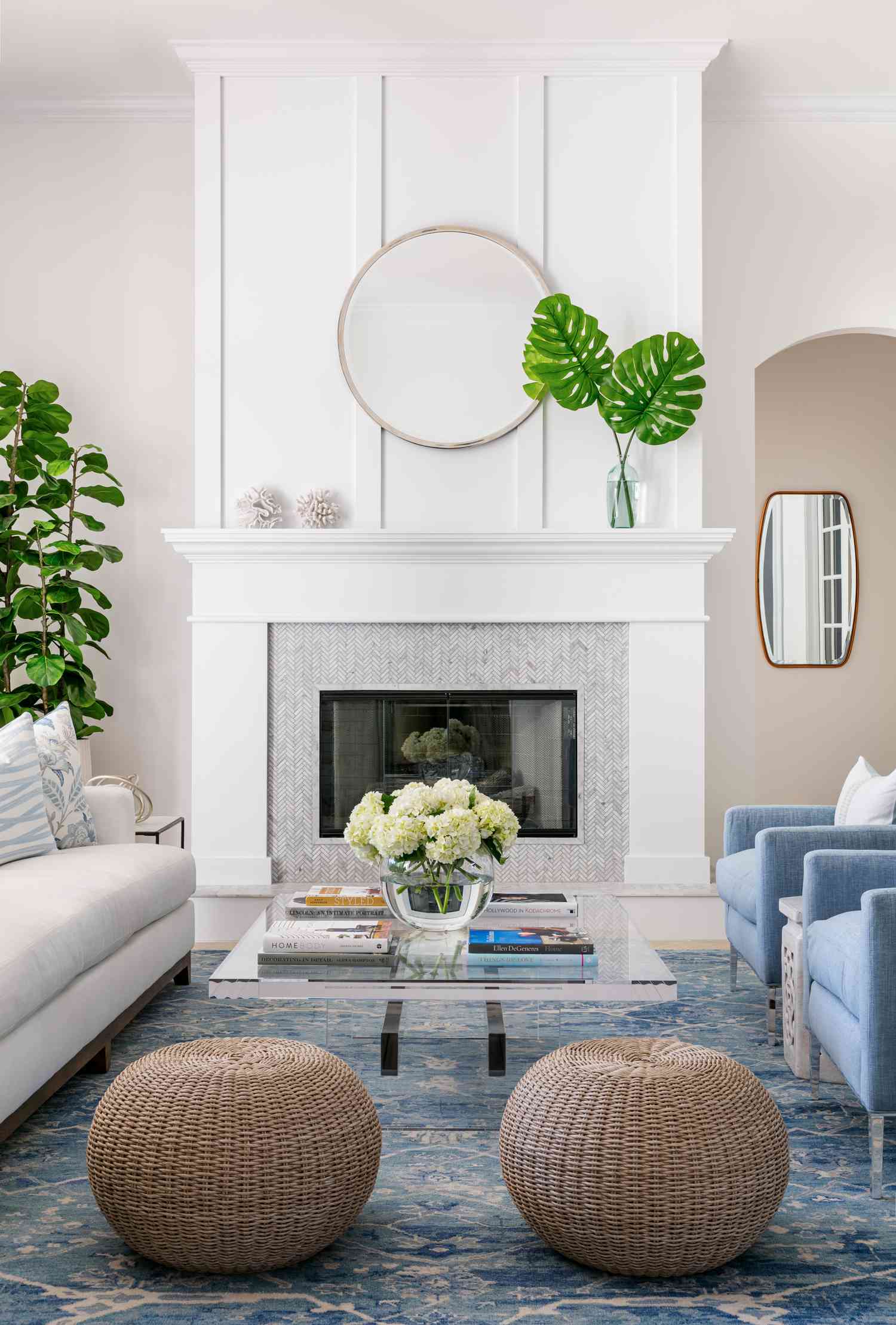 Beachy Fireplace Mantel