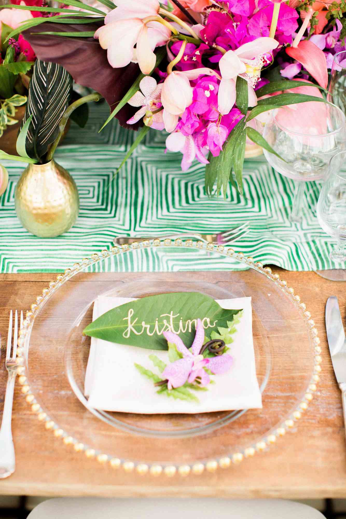wedding placesetting