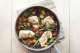 Cod in pan