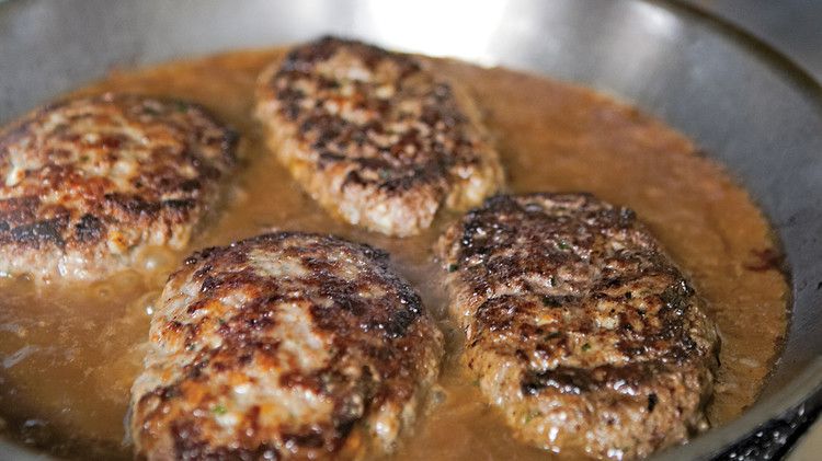 salisbury steak with onion gravy