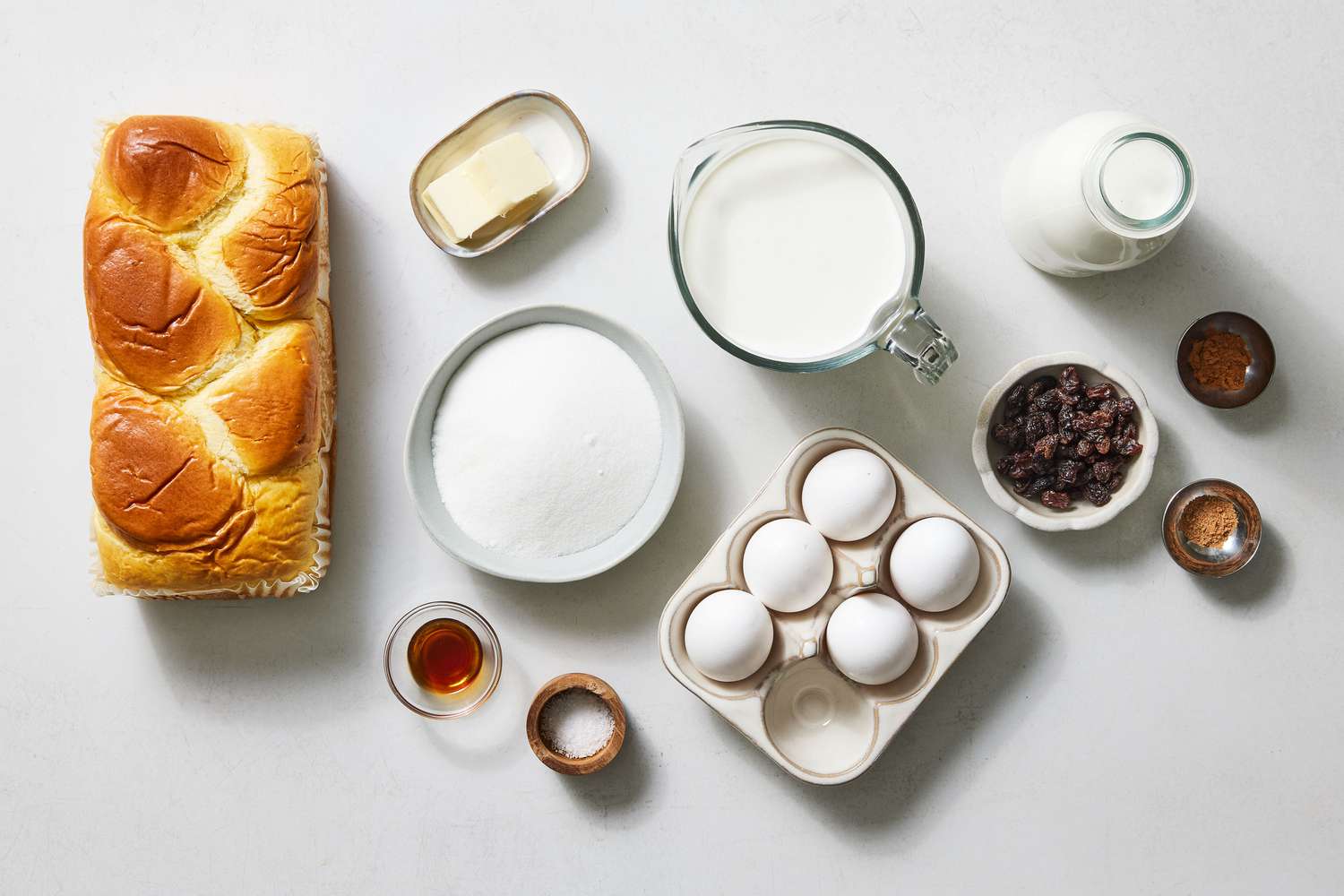 Ingredients for Classic Bread Pudding