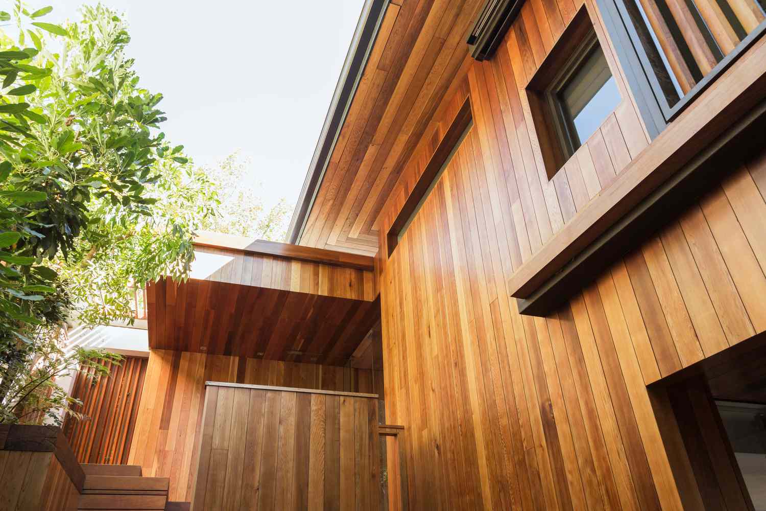 Wooden exterior home