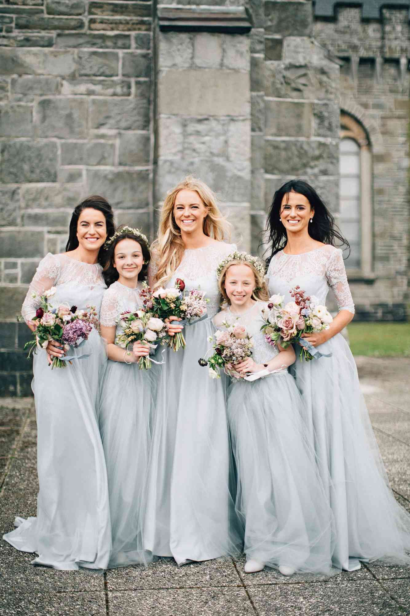 simone darren wedding ireland bridesmaids flower girls