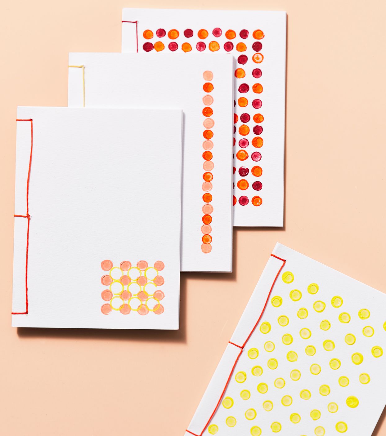 block printed notebooks