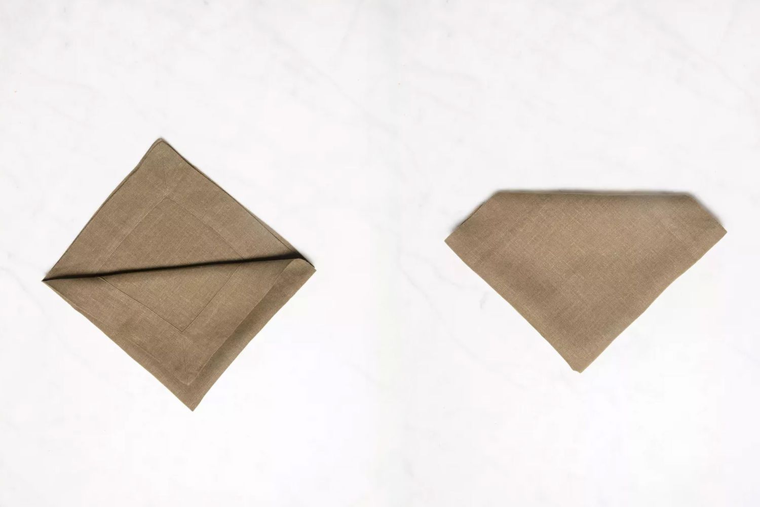 Christmas Tree Napkin Fold, Step 3