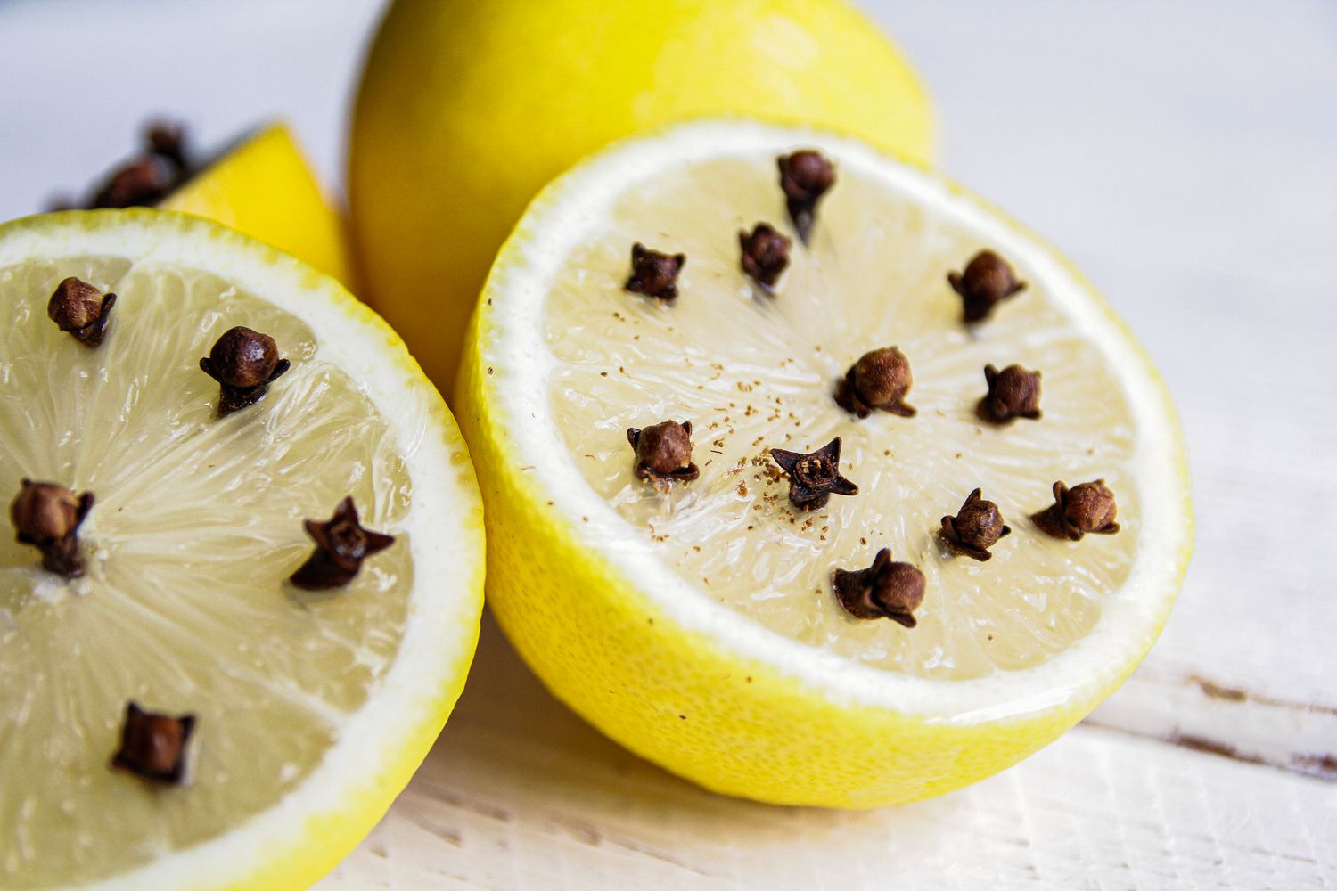 Lemon and cloves to mask odors